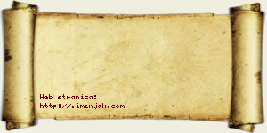 Snežana Balzamović vizit kartica